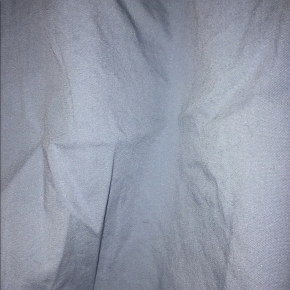 Blue tied short w/ puffy sleeves - Picture 2 of 2